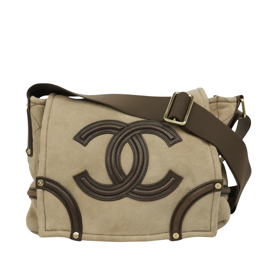 CHANEL 2005-2006 Mouton Shoulder Bag