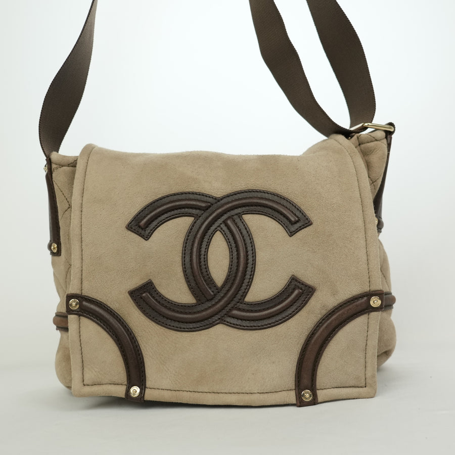 CHANEL 2005-2006 Mouton Shoulder Bag