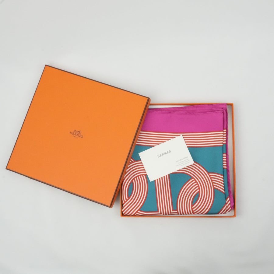 HERMES Carré 90 Chaine d'Ancre Scarf