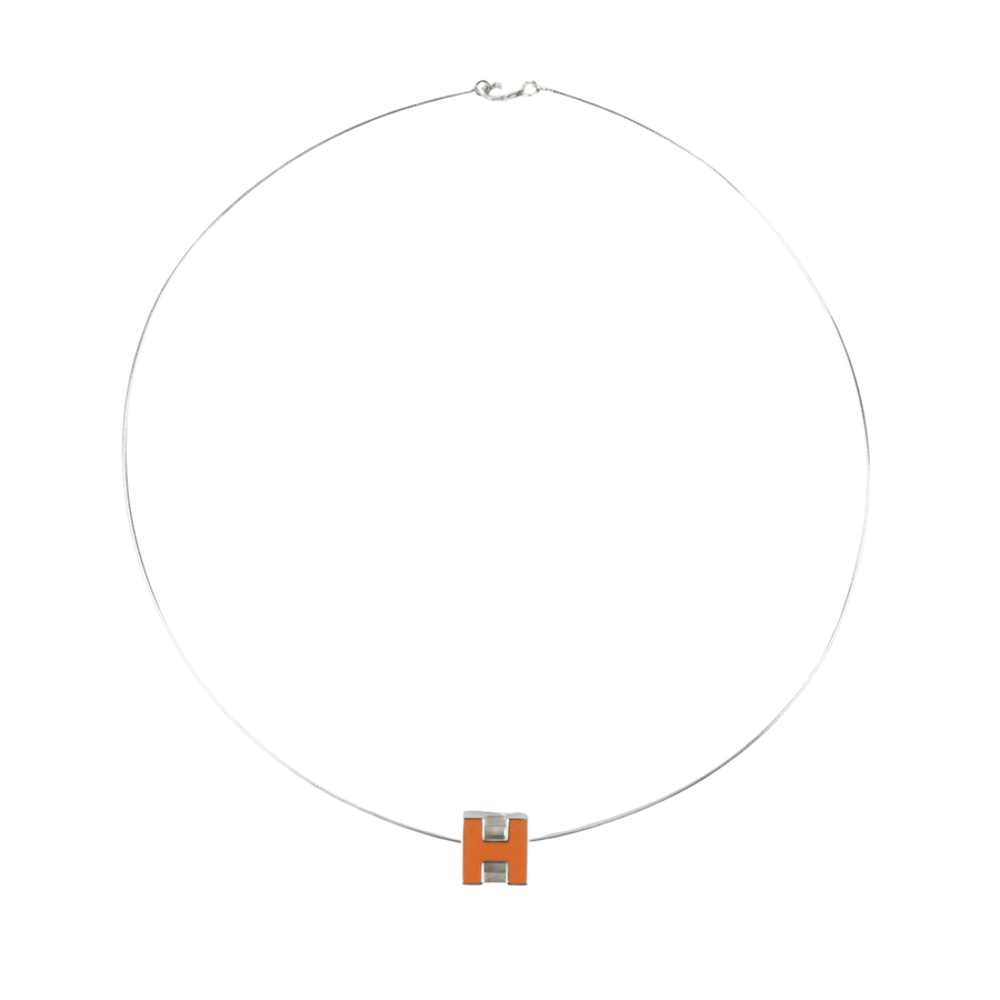 HERMES H Cube Necklace