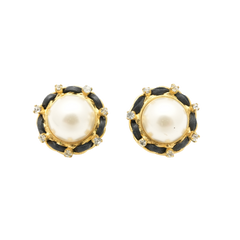 CHANEL Première Rhinestone Earrings