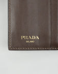 PRADA Jacquard Tri-Fold Wallet