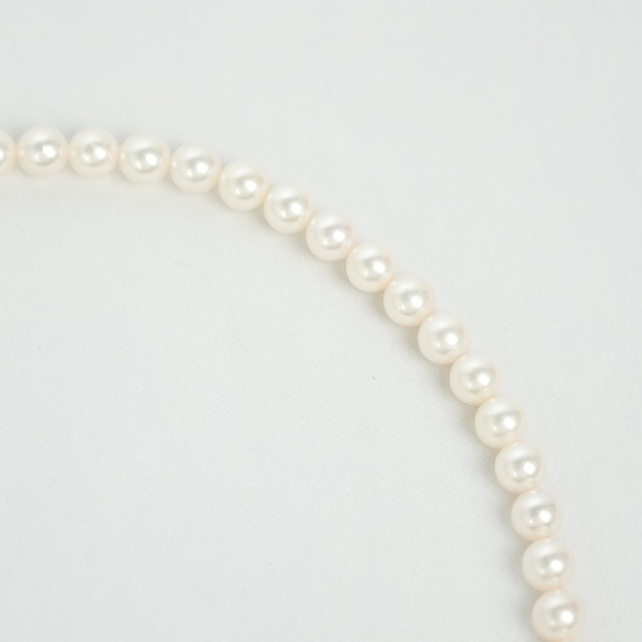 TASAKI Necklace Sterling Silver Pearl (Main Stones: 6.5-6.8mm) 30.9g