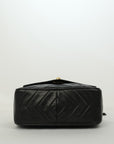 CHANEL 1991-1994 With No. 2 V-Stick, Coco Mark, Lambskin Shoulder Bag