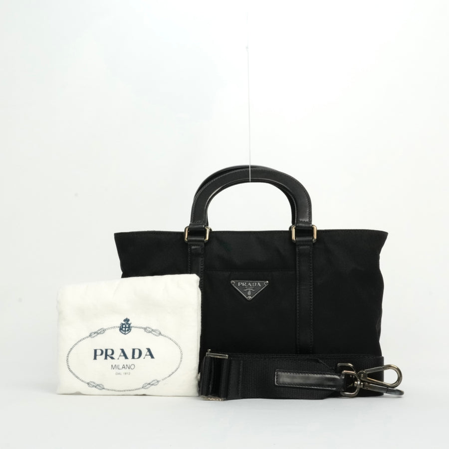 PRADA Nylon Handbag/Shoulder Bag