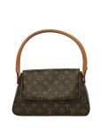 LOUIS VUITTON Monogram Mini Looping Handbag M51147