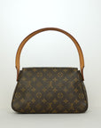 LOUIS VUITTON Monogram Mini Looping Handbag M51147