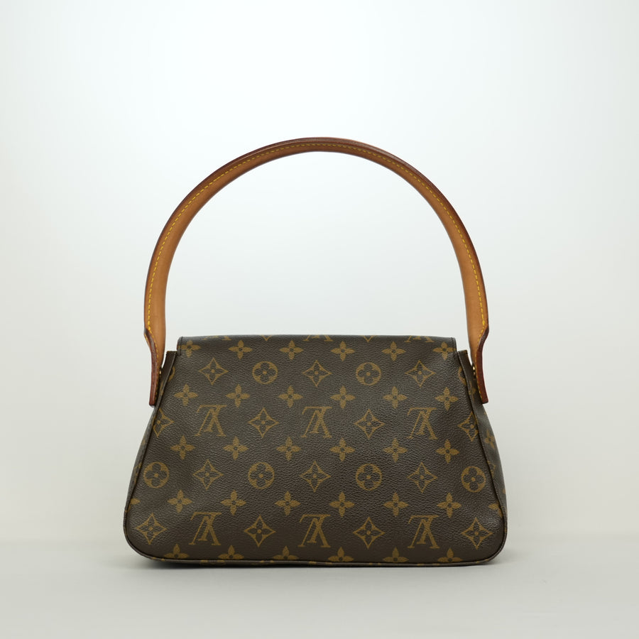 LOUIS VUITTON Monogram Mini Looping Handbag M51147