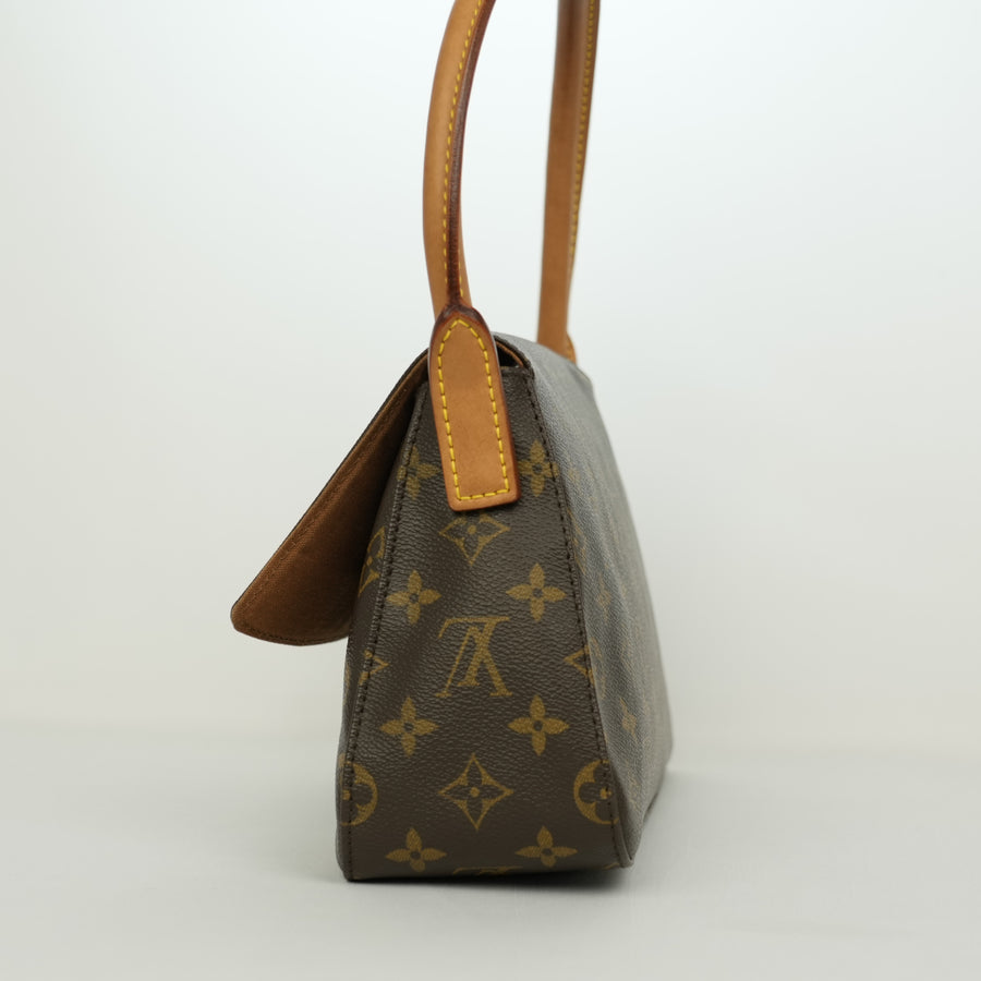 LOUIS VUITTON Monogram Mini Looping Handbag M51147