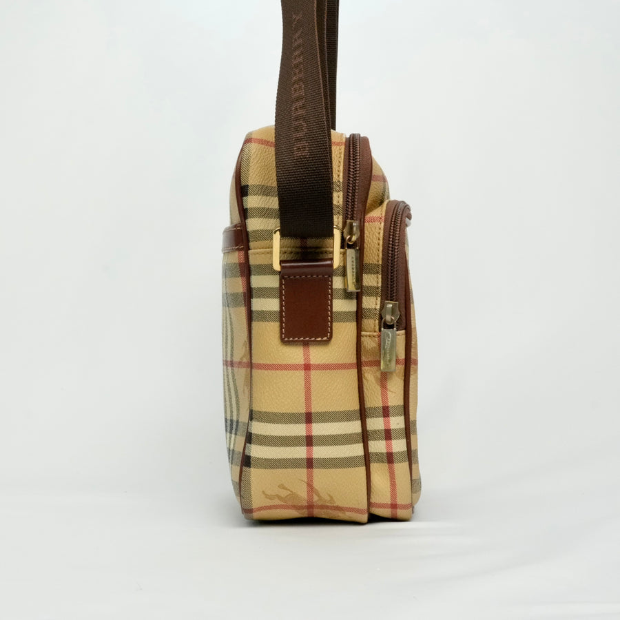 BURBERRY Nova Check Shoulder Bag