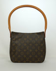 LOUIS VUITTON Monogram LoopingMM Canvas Shoulder Bag M51146