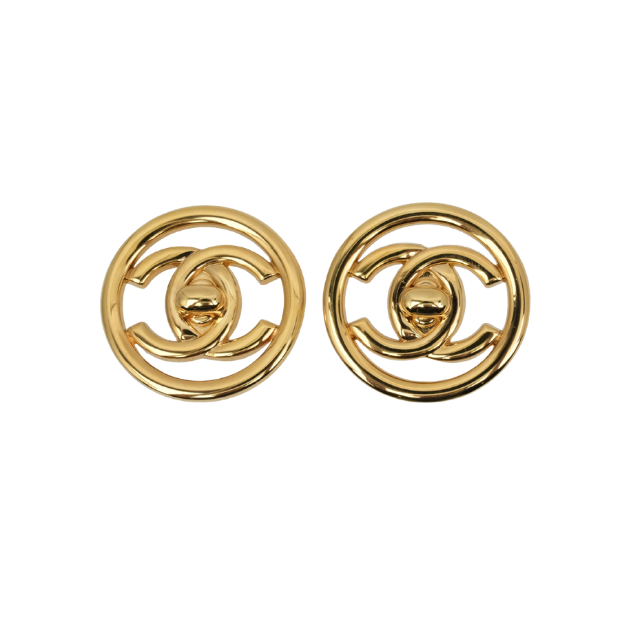 CHANEL 1997 Coco Mark Earring