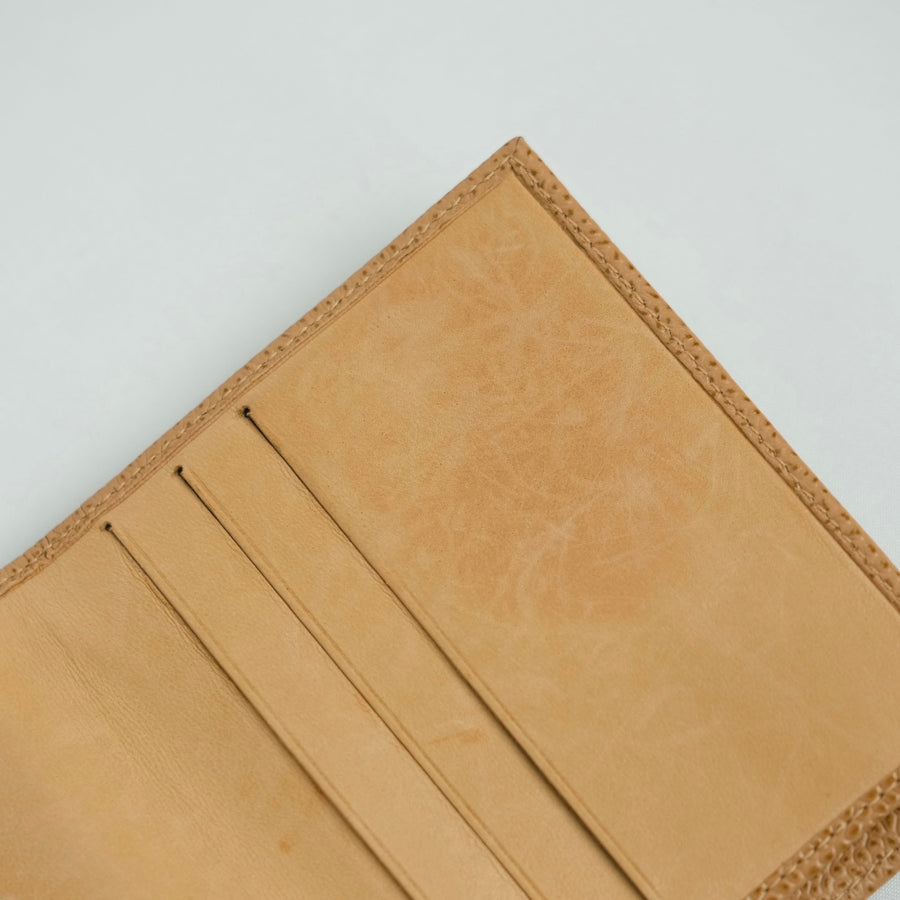 CHANEL 2003–2004 Coco Mark Caviar Leather Tri-Fold Wallet