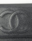 CHANEL Grained Calfskin Wallet