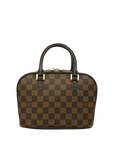 LOUIS VUITTON Damier Saria Mini Canvas Handbag