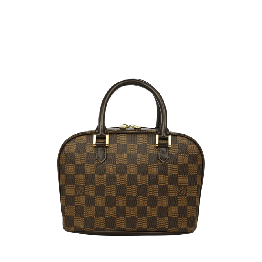 LOUIS VUITTON Damier Saria Mini Canvas Handbag