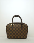 LOUIS VUITTON Damier Saria Mini Canvas Handbag