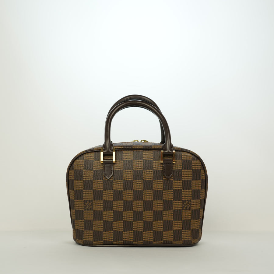 LOUIS VUITTON Damier Saria Mini Canvas Handbag