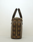 LOUIS VUITTON Damier Saria Mini Canvas Handbag