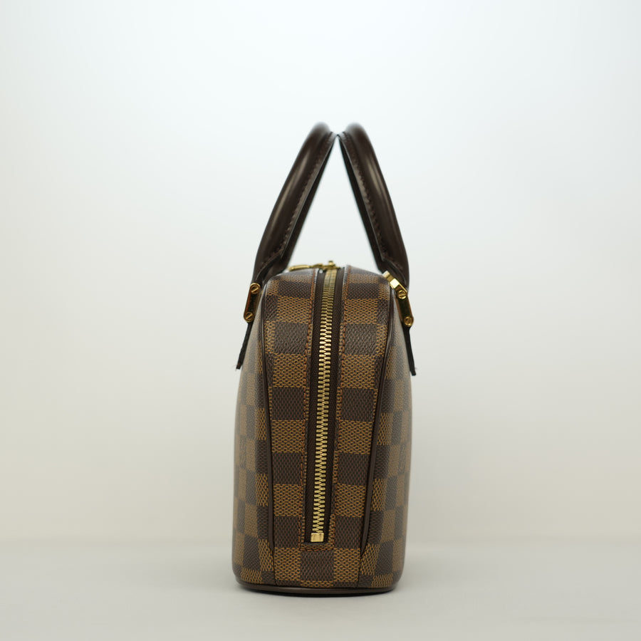 LOUIS VUITTON Damier Saria Mini Canvas Handbag