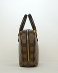 LOUIS VUITTON Damier Saria Mini Canvas Handbag