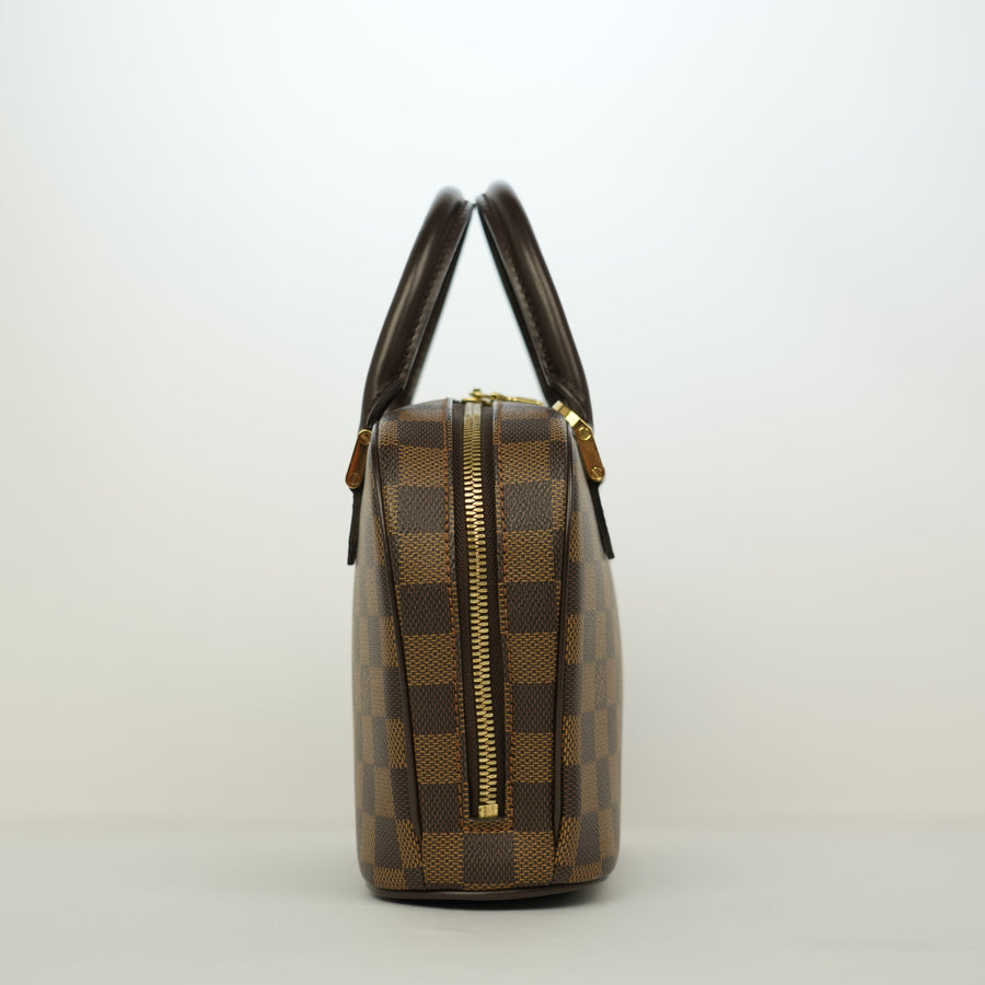 LOUIS VUITTON Damier Saria Mini Canvas Handbag