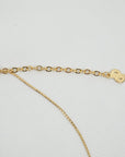 CHRISTIAN DIOR CD Logo Necklace