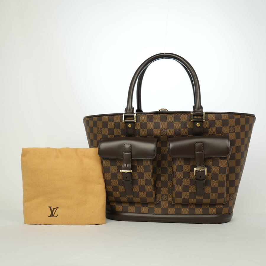 LOUIS VUITTON Damier ManosqueGM Tote Bag/Shoulder Bag M51120