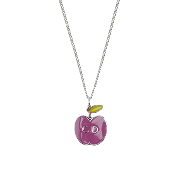 CHRISTIAN DIOR Apple Motif Necklace