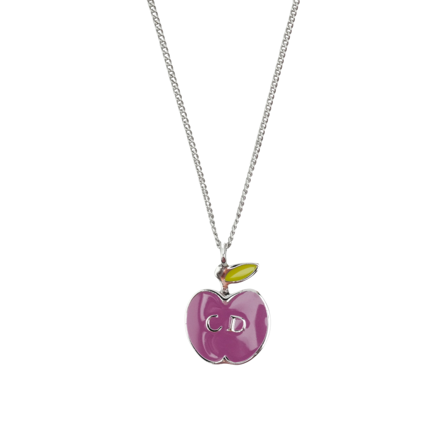 CHRISTIAN DIOR Apple Motif Necklace