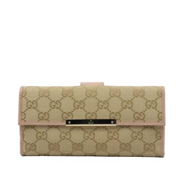 GUCCI GG Canvas Long Wallet