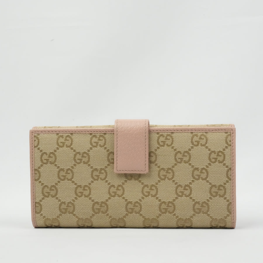 GUCCI GG Canvas Long Wallet