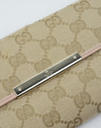 GUCCI GG Canvas Long Wallet