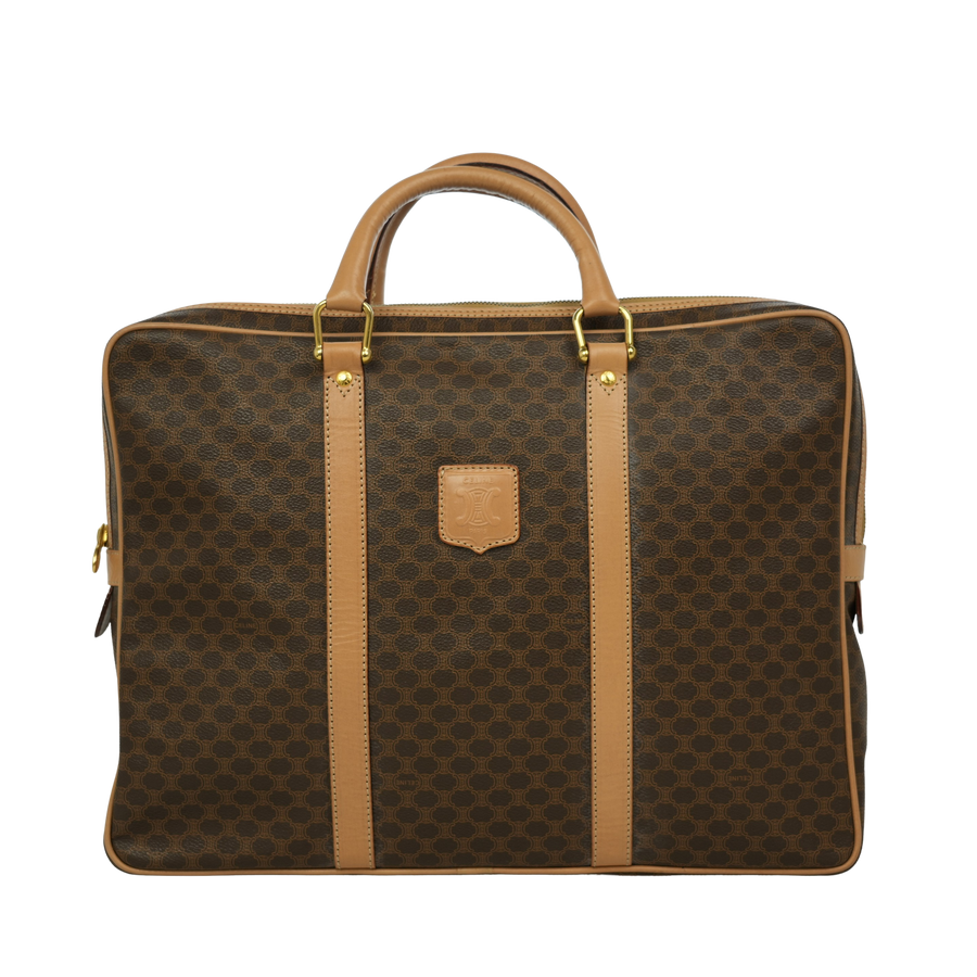 CELINE Macadam Briefcase Handbag