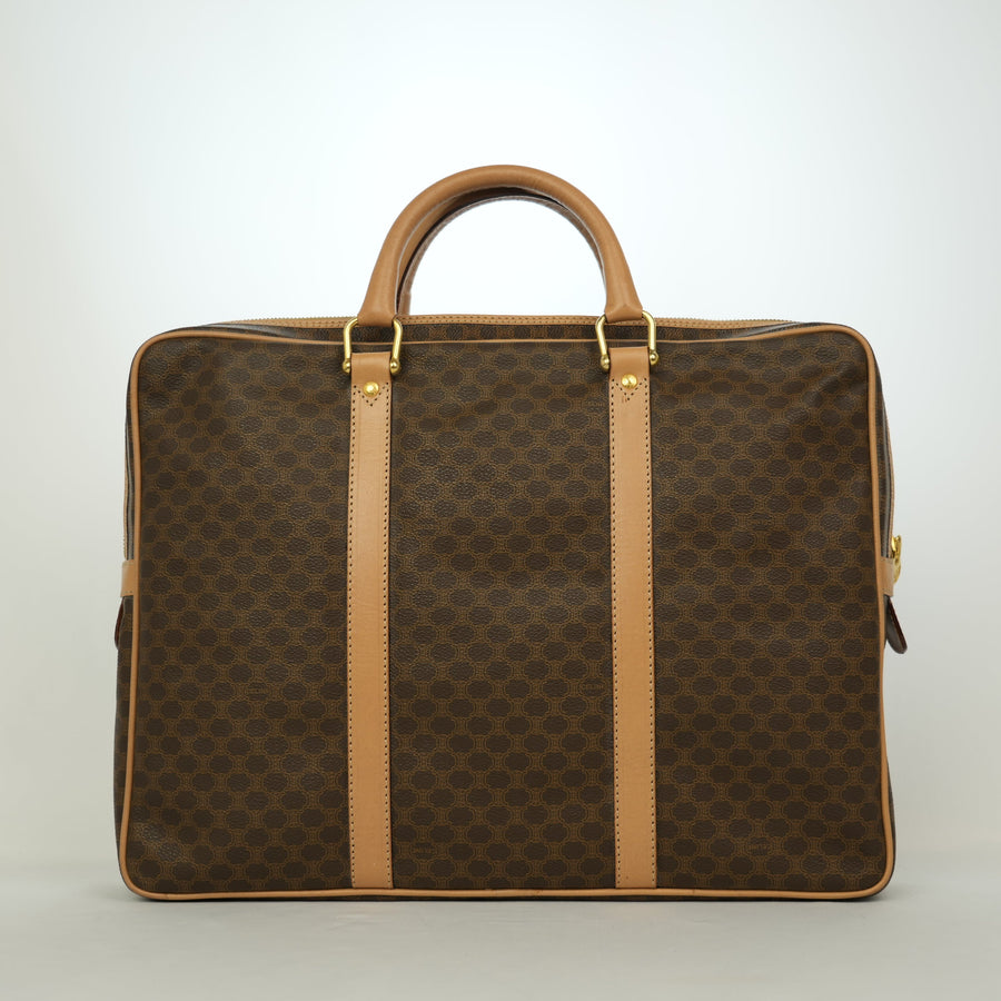 CELINE Macadam Briefcase Handbag