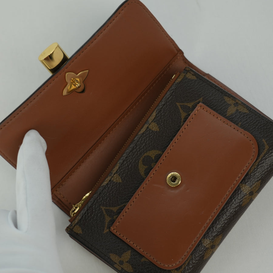 LOUIS VUITTON Monogram Portefeuille  Canvas Wallet