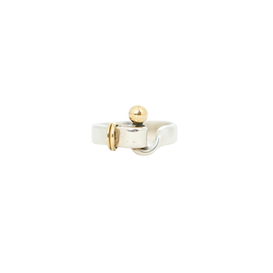 TIFFANY & CO. SV925 K18YG Love knot Ring