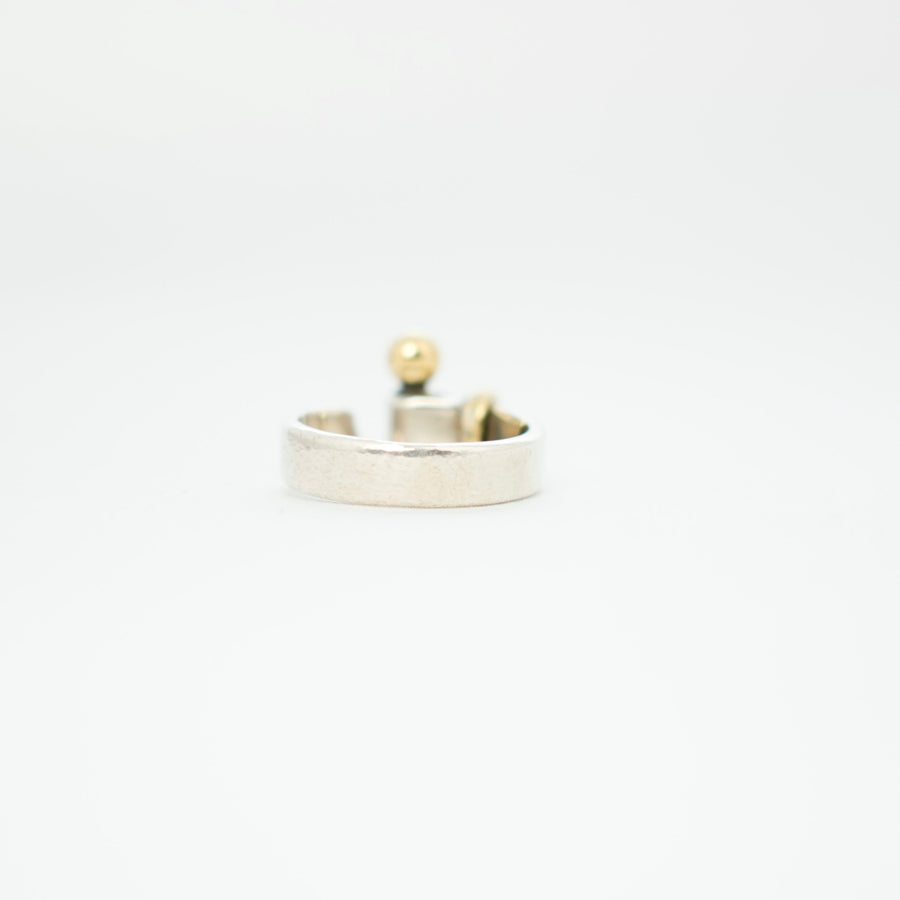 TIFFANY & CO. SV925 K18YG Love knot Ring