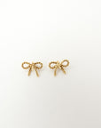 TIFFANY & CO. Ribbon Earring 750YG 2.7g