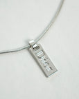 CHRISTIAN DIOR Logo Plate Necklace