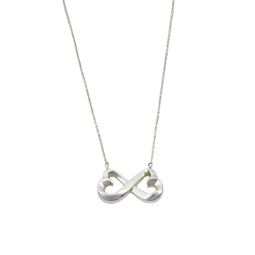 TIFFANY & CO. SV925 Paloma Picasso Double Loving Heart Necklace