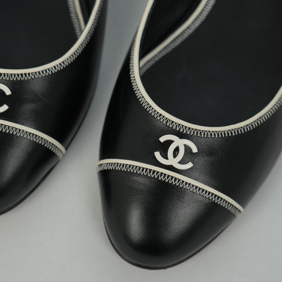 CHANEL Coco Mark Flat Pumps