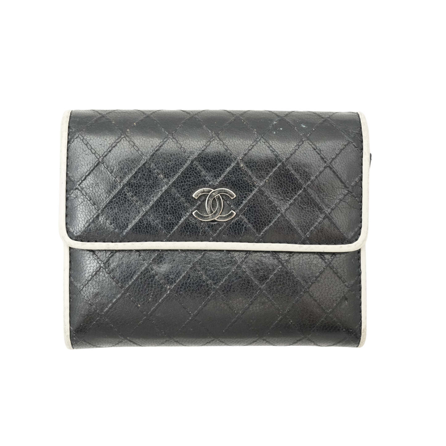 CHANEL Bicolor Compact Wallet