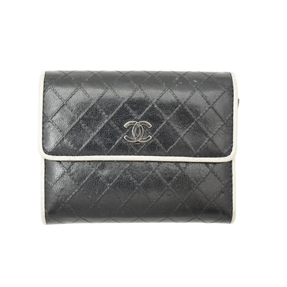 CHANEL Bicolor Compact Wallet