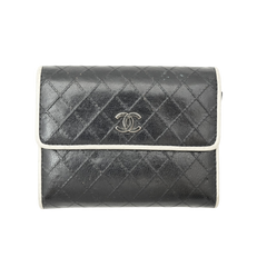 CHANEL Bicolor Compact Wallet