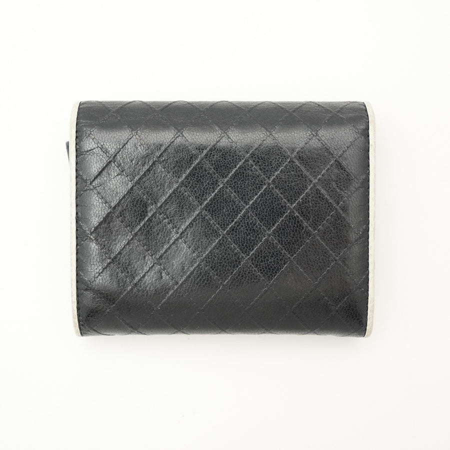 CHANEL Bicolor Compact Wallet