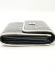 CHANEL Bicolor Compact Wallet