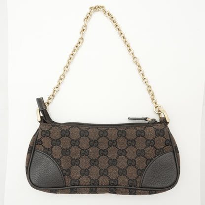 GUCCI GG Canvas Chain Shoulder Bag