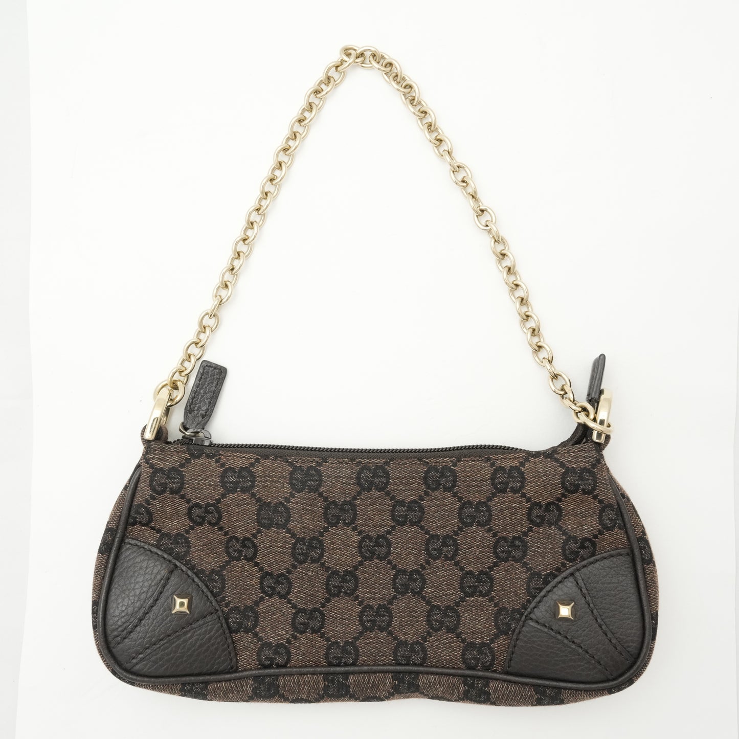 GUCCI GG Canvas Chain Shoulder Bag