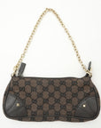 GUCCI GG Canvas Chain Shoulder Bag